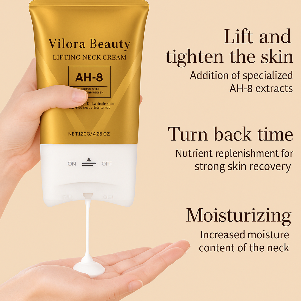 Neck Firming Cream & Red Light Massager