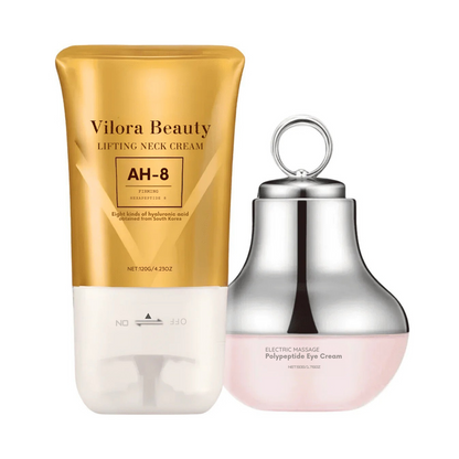 Neck Firming Cream & Red Light Massager